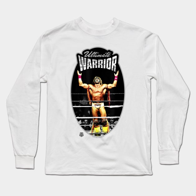 Ultimate Warrior Vintage Long Sleeve T-Shirt by Holman